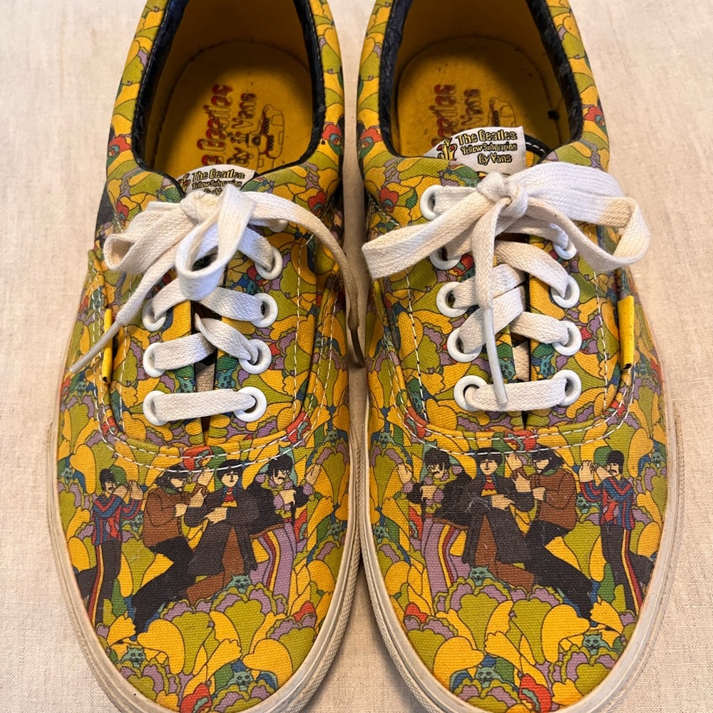 Vintage Beatles Yellow Submarine Vans